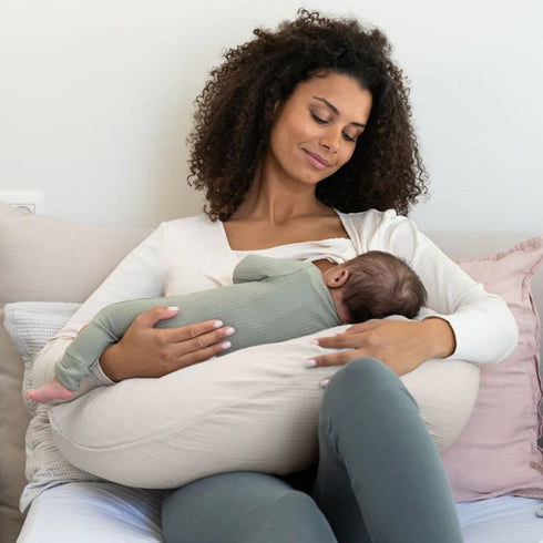 Doomoo Comfy Big Maternity Pillow - Muslin Almond